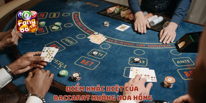 Điểm khác biệt của baccarat không hoa hồng